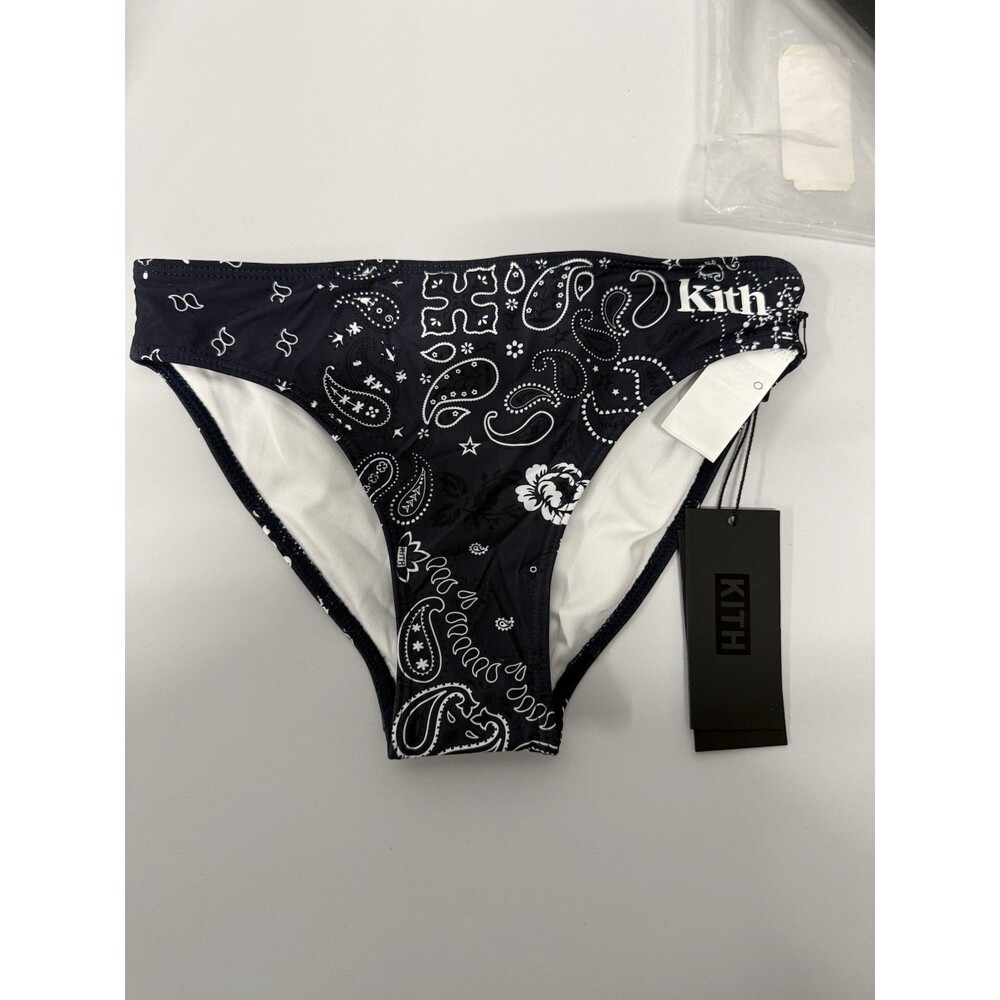 KITH KIDS BLUE Bandana Bathing Suit Bottoms Riley Nocturnal   Size Medium GIRLS